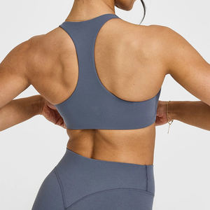 OEM personalizado nuevo diseño de las mujeres ropa deportiva cómoda camiseta sin mangas transpirable Fitness <span class=keywords><strong>Racer</strong></span> espalda a prueba de golpes Yoga Sujetador deportivo correr - Product Image 3