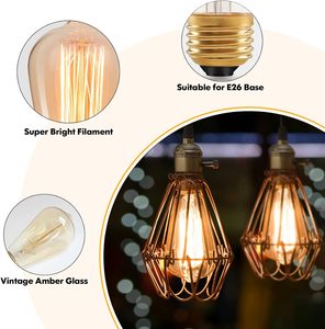 Bombilla <span class=keywords><strong>LED</strong></span> moderna de ahorro de energía 4W regulable St64 Edison bombillas incandescentes para cocinas y comedores - Product Image 3