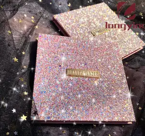 2021 Instagram новый стиль модная блестящая Мерцающая бумажная коробка Тени для век Палитра под заказ