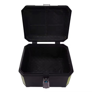 Boîte à bagages arrière pour moto en plastique, équipée d'un verrou de sécurité, pour la modification de moto, rangement de matériel pour longs trajets - Product Image 2