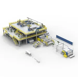 spunbond pp meltblown cloth equipment production lines fabric making machines automatic melt blown nonwoven machine