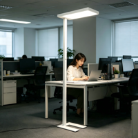 Bestseller Moderne Aluminium-Stehlampen Metallschirm Dimmbare LED Hochwertige Büro-Leselampe Vertikal 3 Jahre Garantie