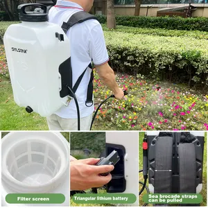 Agricultural Backpack Pressure Sprayer 12L 16L Cordless Battery Electric Water Bottle Agricultural Plastic Power Sprayer