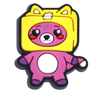 Popular New Arrivals Lanky Box Clog Charm Bracelet Charms Diseñador Pvc Accesorios para zapatos para mujeres Niños Clog Shoe Decoraciones - Product Image 3