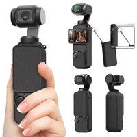 Nuevos Accesorios para Cámara de Acción, Funda Protectora de Silicona Suave a Prueba de Golpes con Cubierta de Pantalla para DJI OSMO Pocket 4
