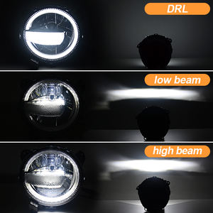 Phare LED rond de 9 pouces DOT avec anneau halo blanc DRL pour <span class=keywords><strong>Jeep</strong></span> <span class=keywords><strong>Wrangler</strong></span> Sport Sports Sahara MOAB 2018 2019 - Product Image 6