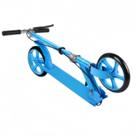 Trottinette à deux roues pour enfants, en matériau PU, mini-trottinette approuvée pour bébés avec pédale.