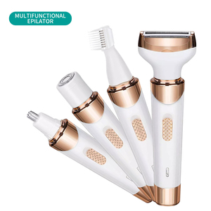 Depiladora Eléctrica Inalámbrica 4 en 1 para Mujer, Multifuncional, Recortadora de <span class=keywords><strong>Vello</strong></span> Púbico, Depiladora Facial, para Autos y Casas Rodantes - Product Image 6