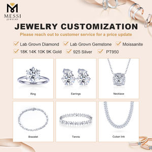 Anillo de Bodas de diamantes de oro amarillo de 18 quilates, anillos de diamantes cultivados en laboratorio solitario de corte redondo de 0.5ct de 18 quilates - Product Image 6