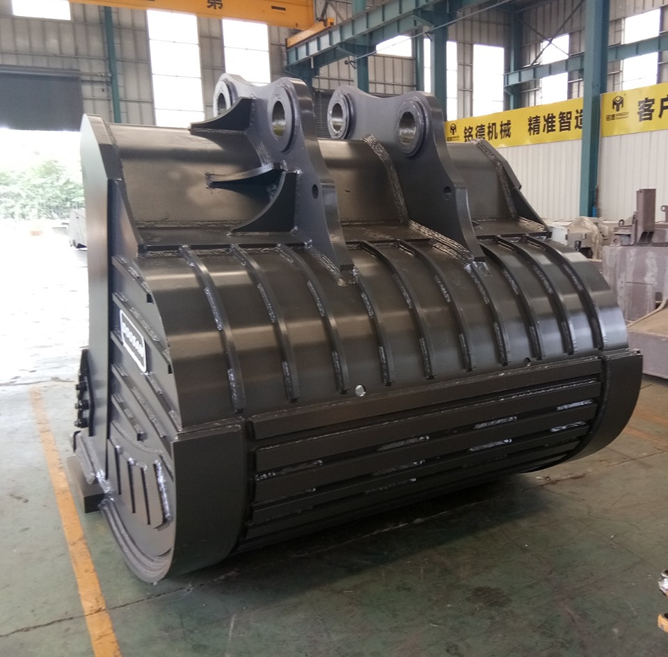 Wear Resistant Excavator Heavy Duty Rock Bucket With Customization Logo