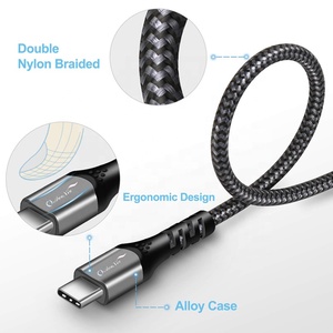6Ft 10Gbps <span class=keywords><strong>USB</strong></span> 3,1 Gen 2 Tipo <span class=keywords><strong>C</strong></span> 100W Carga rápida 5A Entrega de energía Cable <span class=keywords><strong>USB</strong></span> <span class=keywords><strong>C</strong></span> a <span class=keywords><strong>USB</strong></span> <span class=keywords><strong>C</strong></span> - Product Image 3