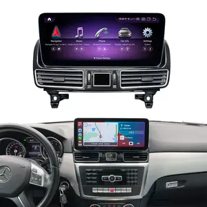 12.3 pouces 720P 4G sans fil Carplay Android 12 lecteur multimédia DVD de voiture pour Mercedes Benz ML350 X166 ML 63 Auto Radio