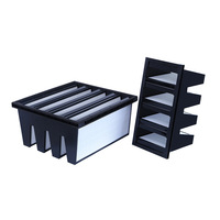 Filter HEPA H13 H14 Media Fiberglass Ukuran Kustom OEM Langsung dari Pabrik untuk Cleanroom, Semikonduktor, Rumah Sakit, HVAC