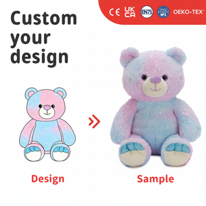 Peluches d'ours personnalisées en gros, animaux en peluche personnalisés avec votre logo, forme spéciale, caractéristiques uniques, respectueux <span class=keywords><strong>de</strong></span> <span class=keywords><strong>l</strong></span>'environnement - Product Image 1