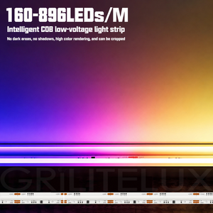 RGBIC COB LED Strip Dream Color Dotless Flexible Light for Professional DJ Booth Stage Entertainment Lighting - Product Image 2