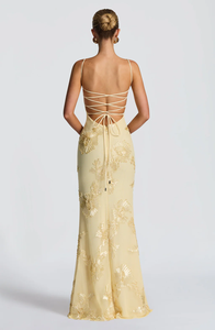 שמלת מקסי אלגנטית עם backless חזה חזה נשים אופנה ללא שרוולים סקסי בגד גוף מועדון מסיבת הים ארוך בתולת ים - Product Image 3
