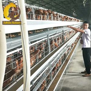 Jinmuren automatico di tipo A e di tipo H pollo strato gabbia di batteria gabbia utilizzato <span class=keywords><strong>in</strong></span> allevamento di pollame - Product Image 2
