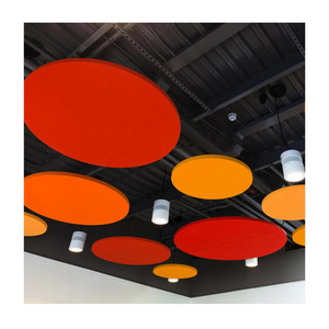 Sinh thái thân thiện 100% có thể tái chế Pet <span class=keywords><strong>polyester</strong></span> sợi Acoustic Trần Bảng điều chỉnh - Product Image 5