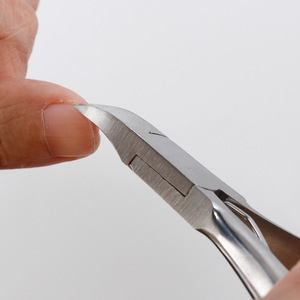 Stainless Steel Cuticle Pliers Double Head Eagle Beak Nail Art Tool For Home Use Pedicure Grooming 45g LSS029 - Product Image 2