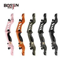 Améliorez votre arc de chasse traditionnel avec un arc recurve en carbone de 17 pouces et un riser en alliage d'aluminium ILF