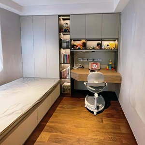 Custom <strong>Single</strong> <strong>Wooden</strong> Wood Tatami Bedroom Furniture for Whole-House or Apartment <strong>Wardrobes</strong> - Product Image 5