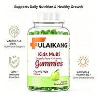 Gummies multivitaminées pour enfants OEM, vitamines C, D3, zinc, sans sucre, à croquer, végétaliennes, certifiées Halal, soutien immunitaire, marque privée