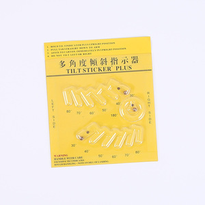 Indicateur d'inclinaison Qichen Crafts Plus, autocollant multi-angle jaune pour la surveillance des transports logistiques - Product Image 1