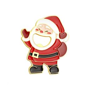 Dễ thương Santa giáng sinh Kim Loại Nhà Bếp thủ công bán buôn tủ lạnh nam châm mở chai thư mở quà lưu niệm thiết kế - Product Image 3