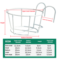 Pot de fleur moderne en fil de fer cintre Radis vert plante succulente panier décoratif suspendu Pot pour la maison et le jardin