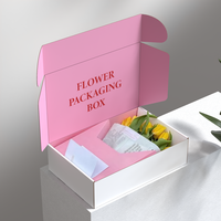 Boîte d'emballage pour fleurs fraîches, personnalisée, recyclable, de haute qualité, vendue en gros directement de l'usine, best-seller