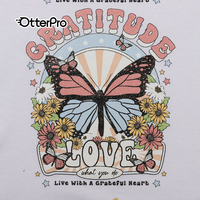 OtterPro Vente en gros Prix bas Feuille de paillettes arc-en-ciel A4 Film de transfert thermique DTF en rouleau