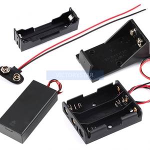 Battery Box No5 no7 18650 9v Battery Stand 1 2 3 4 5 6 8 10 With Cable and Switch Cover - Product Image 1