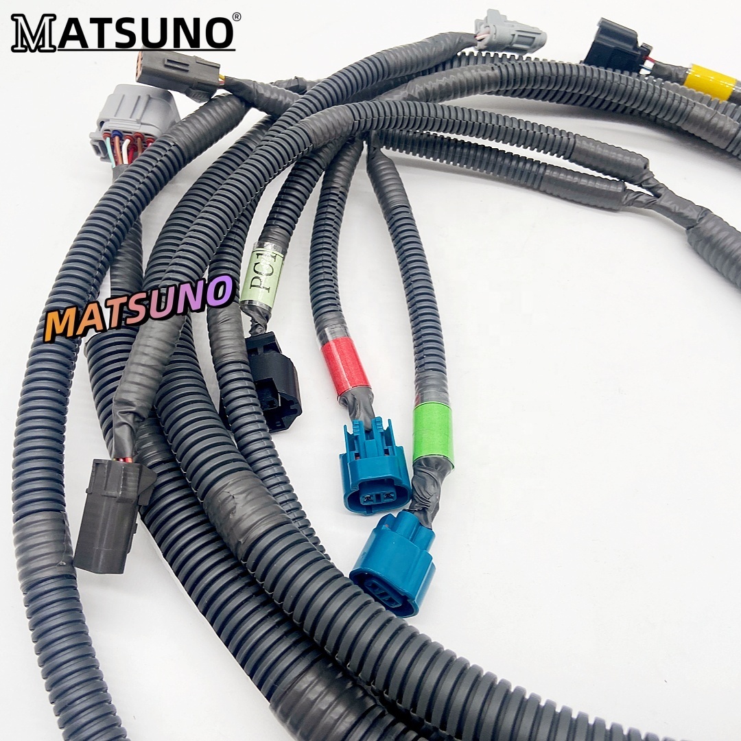 うめじ 4449447 4449448 Diesel Engine Wiring Harness for HITACHI ZX200-3