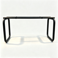 En gros, Piétement de table fixe en métal pour table à manger à plateau en bois, support de mobilier pour maison et restaurant, et pour table basse à plateau en pierre ou marbre lourd