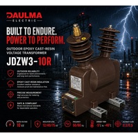 Transformateur de tension extérieur isolé en résine époxy 10 kV JDZW3-10R pour la mesure et l'alimentation auxiliaire des postes de transformation