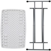 Jardin extérieur en plastique portable pliable petite hauteur de table d'ordinateur pliable réglable