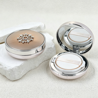 Kotak Kemasan Cushion Magnetik Bulat Kosong A719 untuk Foundation BB CC Cream, Warna Nude, Harga