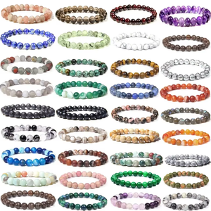 Wholesale Natural <b>Crystal</b> Green Aventurine Beaded <b>Bracelet</b> Agate Gemstone Jewelry 8mm Polished <b>Crystal</b> Beaded Fashion Trend - Product Image 1