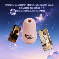 Silikon-Klitoris-Saugvibrator für Frauen, Sexspielzeug mit KI-intelligenter Interaktion für authentische Empfindungen, USB-aufladbar
