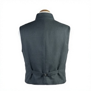 High Quality Embroidery Sleeve Less 100% <b>Wool</b> Fabric Custom Requirement Logo Handmade <b>Waistcoat</b> & Vest - Product Image 2