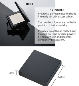 あなたのロゴをメイクアップフルカバレッジファンデーションパウダー長持ちするオイルコントロールフェイスプレスパウダー - Product Image 6