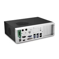 Mini PC de Escritorio Sin Ventilador, Computadora Industrial Intel Atom Z8350 de Cuatro Núcleos, 2 GB de RAM, 32 GB de Almacenamiento Flash, Modelo TOP-H81VL2, VGA/DVI/