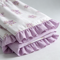 Combinaison élégante de clown pastel avec imprimé floral - Costume d'Halloween et de fête