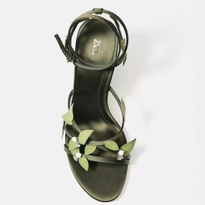 Nuove <span class=keywords><strong>Ciabatte</strong></span> <span class=keywords><strong>Donna</strong></span> Eleganti con Fiori <span class=keywords><strong>per</strong></span> Primavera Estate Inverno 2026, Sandali Sexy con Fiocco e Tacco Ultra Alto in Gomma - Product Image 3