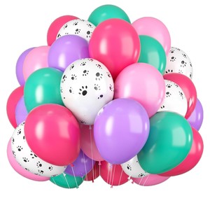 Lot de 50 ballons en latex mat macaron de 10 pouces avec ruban pour décorations de fête d'<span class=keywords><strong>anniversaire</strong></span>, de mariage, de célébration, guirlande DIY - Product Image 4