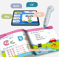 Juguetes Educativos Tempranos, Lápiz de Lectura con APP Interactiva, Libro de Audio Cognitivo, Lápiz Parlante para Niños, Batería de Litio de Plástico, Unisex