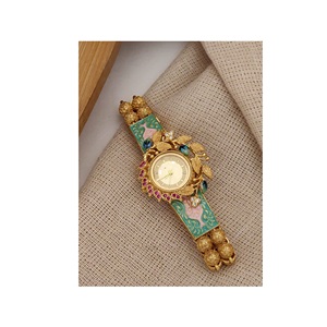 OEM โลโก้ที่กําหนดเองทรงกลมนาฬิกาสาวสําหรับของขวัญเสนอมีจําหน่ายในราคาขายส่งนาฬิกาอินเทรนด์ใหม่ - Product Image 1