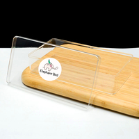 Boîte cadeau de luxe jetable en plastique PS transparent de qualité alimentaire, recyclable, personnalisée, grande taille, pour tiramisu, salade, sandwich