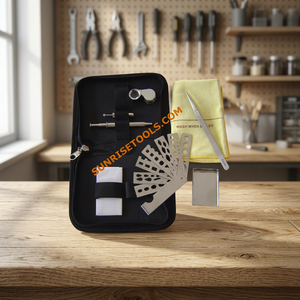 Kit de test de bijoux en plastique avec loupe et outils pour usage DIY - Product Image 4