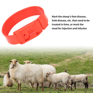 Nouveau ruban de marquage d'identification des animaux colorés sangles de cheville de bétail en plastique mouton chèvre bandes de jambe anneau de pied - Product Image 6